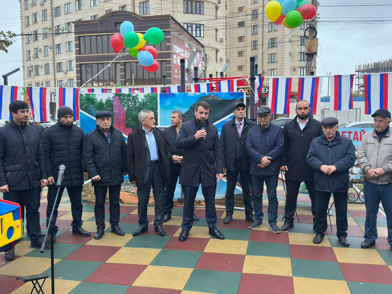 В Избербаше открыли новую общественную территорию после комплексного благоустройства