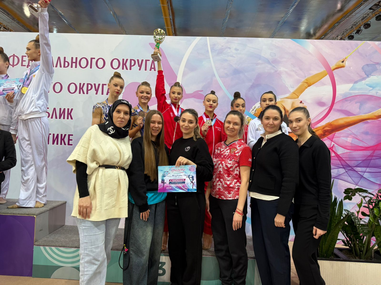 Сборная Дагестана по художественной гимнастике – призер Чемпионата СКФО