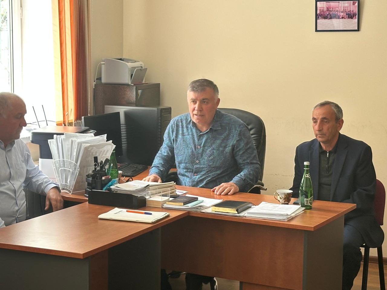 Председатель Комитета по ветеринарии РД Магомед Шапиев посетил Хивский район