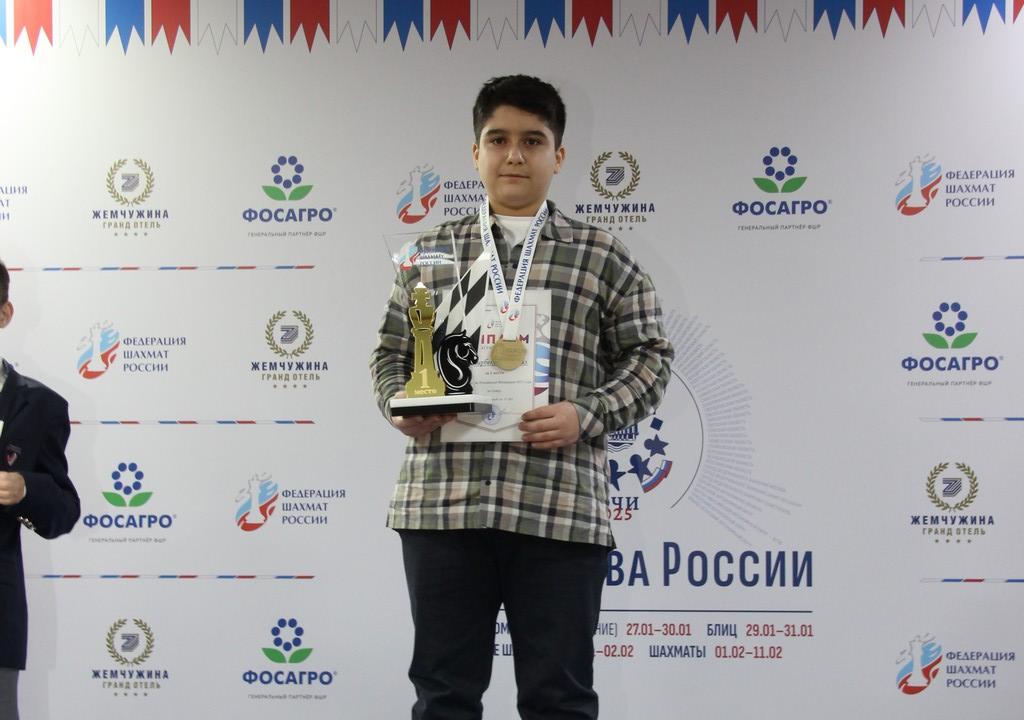 Таймаз Темирбеков выиграл Первенство России по шахматам в блице