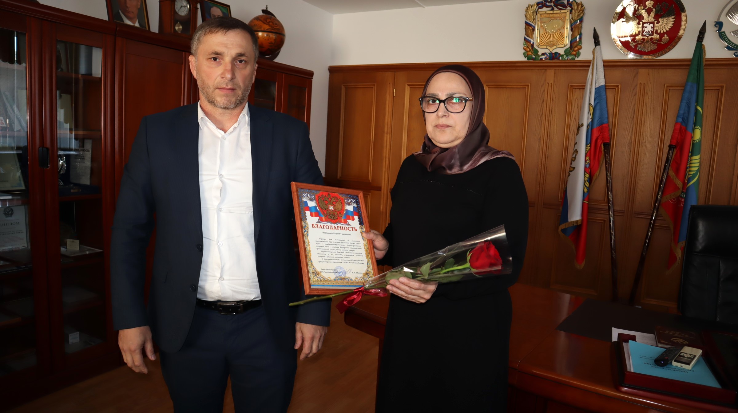 В Гергебильском районе чествовали лучших педагогов в преддверии Дня учителя