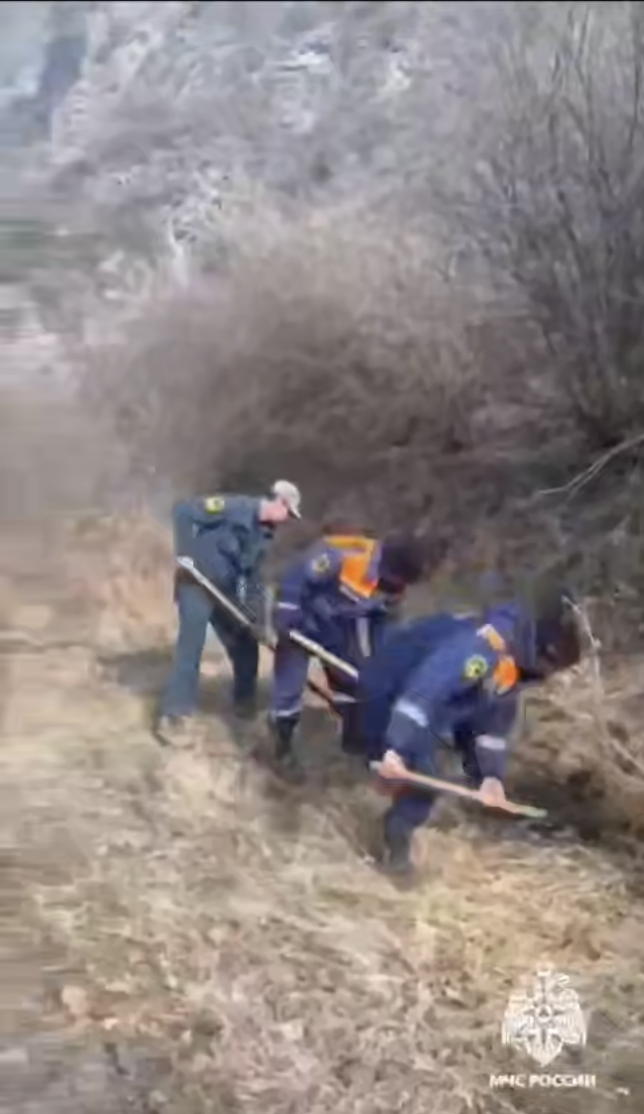 Открытое горение ландшафтного пожара в Дагестане ликвидировано