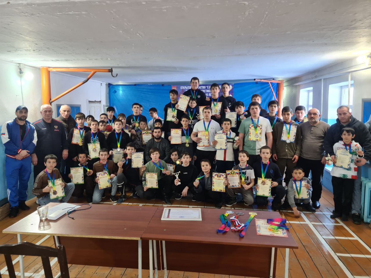 Республиканский турнир по тяжелой атлетике в Эндирее посвятили Дню защитника Отечества