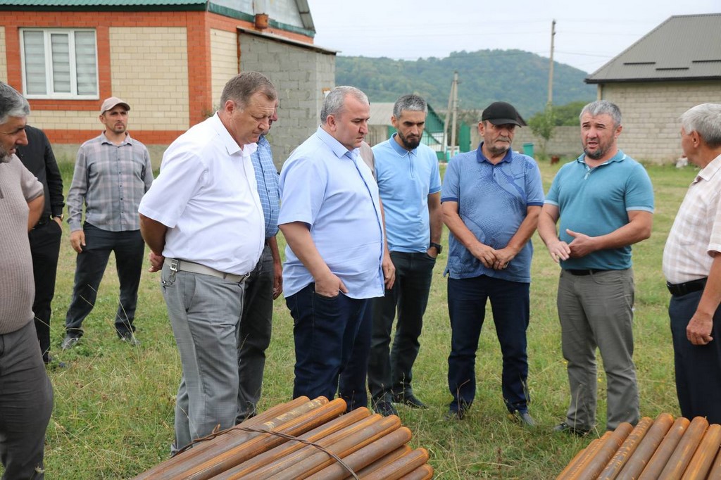 В Казбековском районе готовятся к газификации села Алмак
