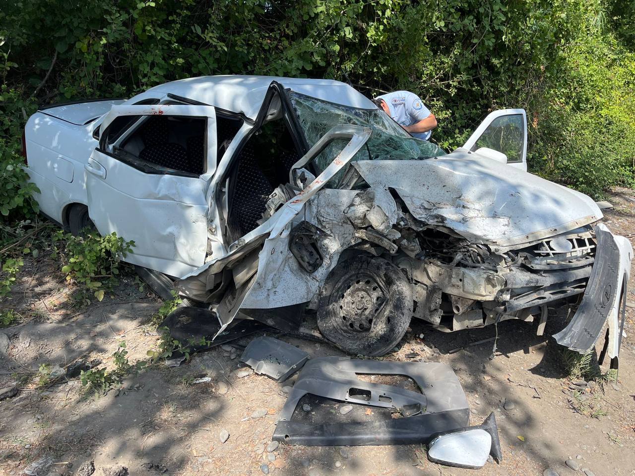 Смертельное ДТП произошло в Дагестане из-за выезда на встречку