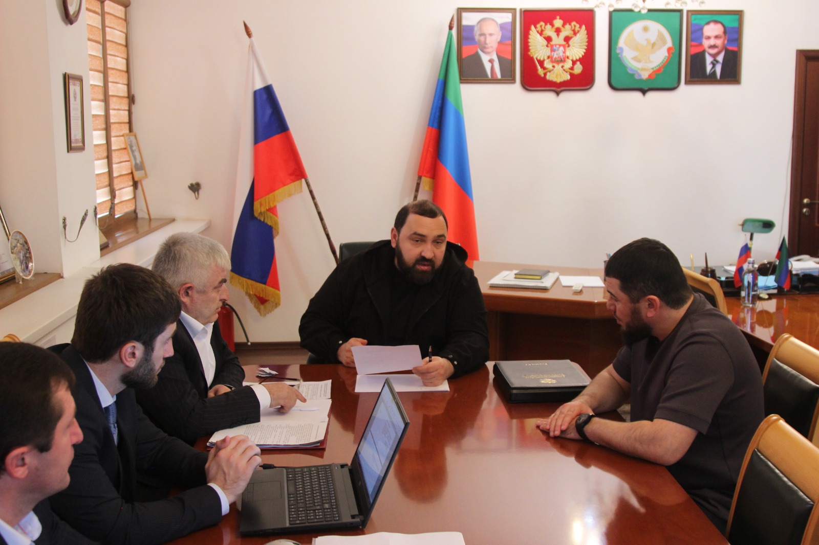 Султан Хамзаев прибыл с рабочим визитом в Ахвахский район