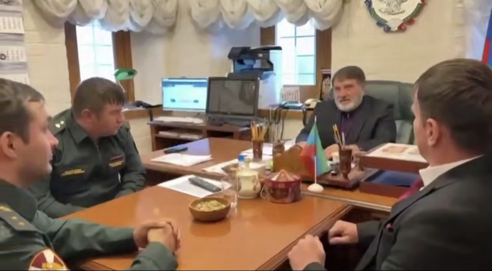 Сайгидпаша Умаханов поддержал бойцов Росгвардии перед отправкой в зону СВО