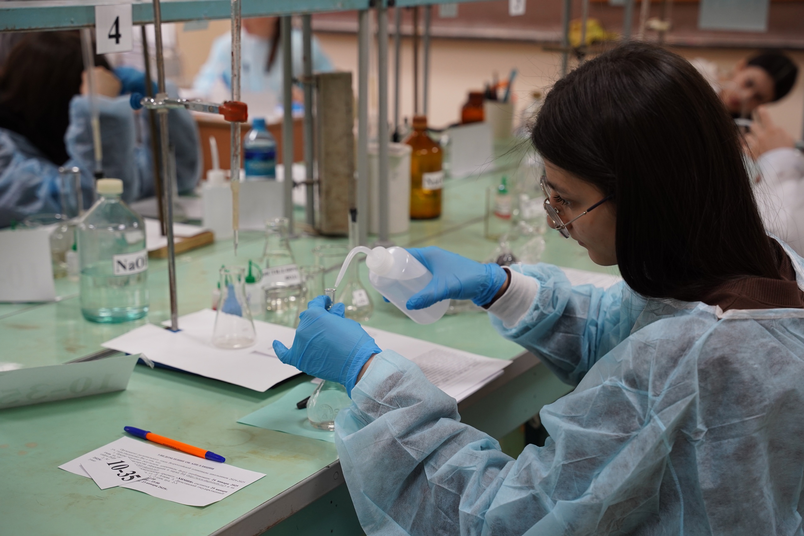 Региональный этап Всероссийской олимпиады школьников по химии прошел в ДГУ