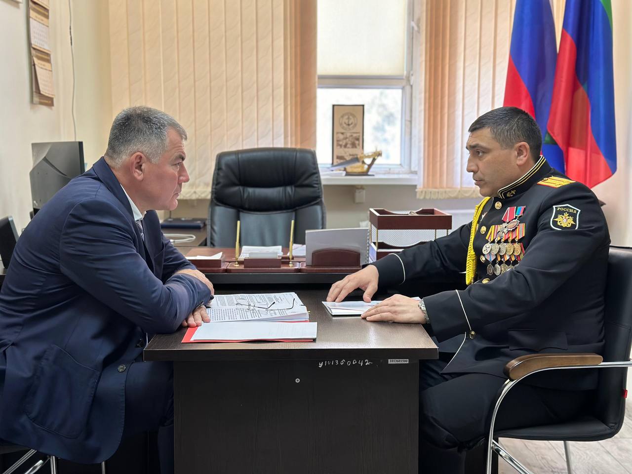 Максим Владимиров посетил филиал фонда «Защитники Отечества» в Дагестане