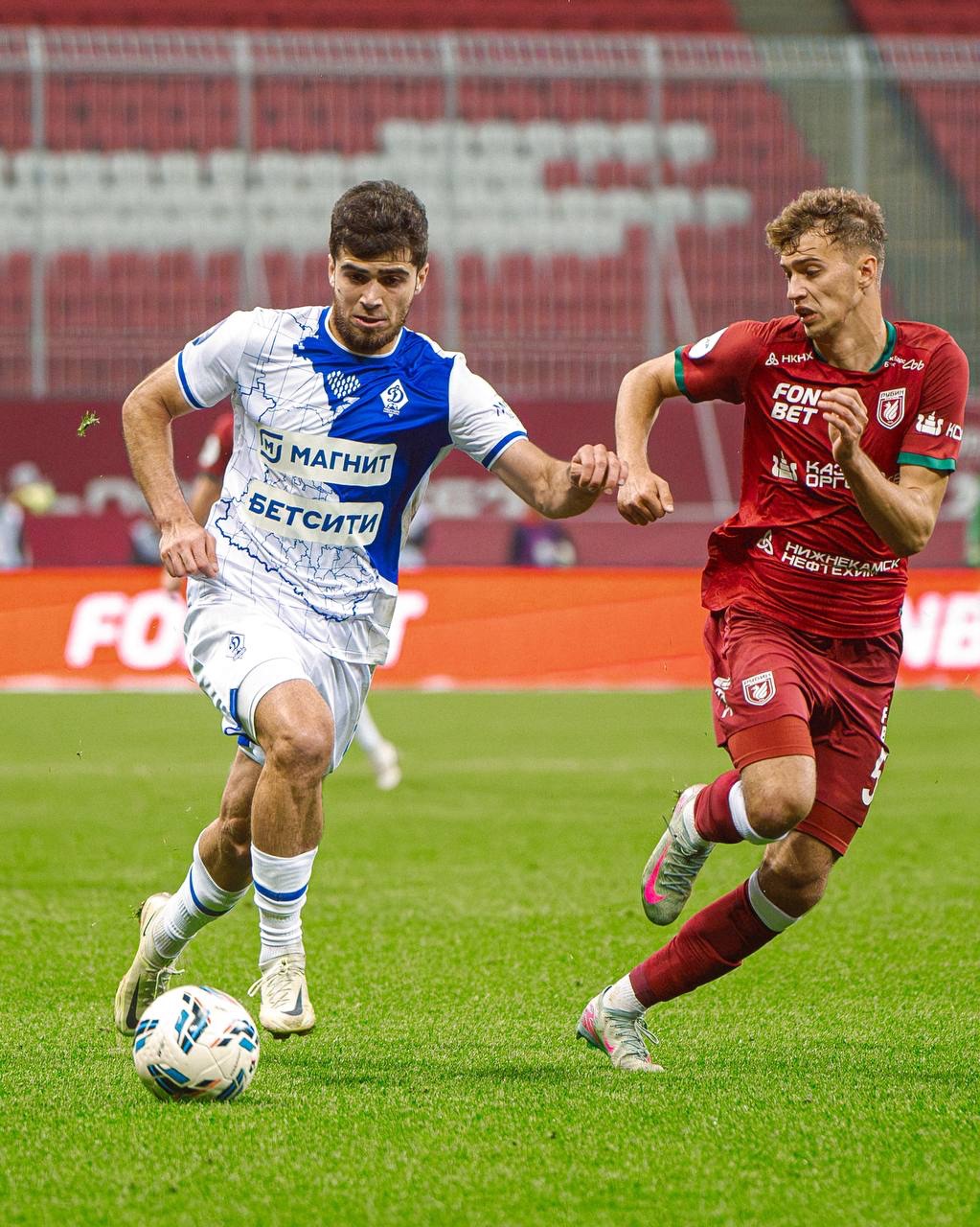 Махачкалинское «Динамо» проиграло «Рубину»