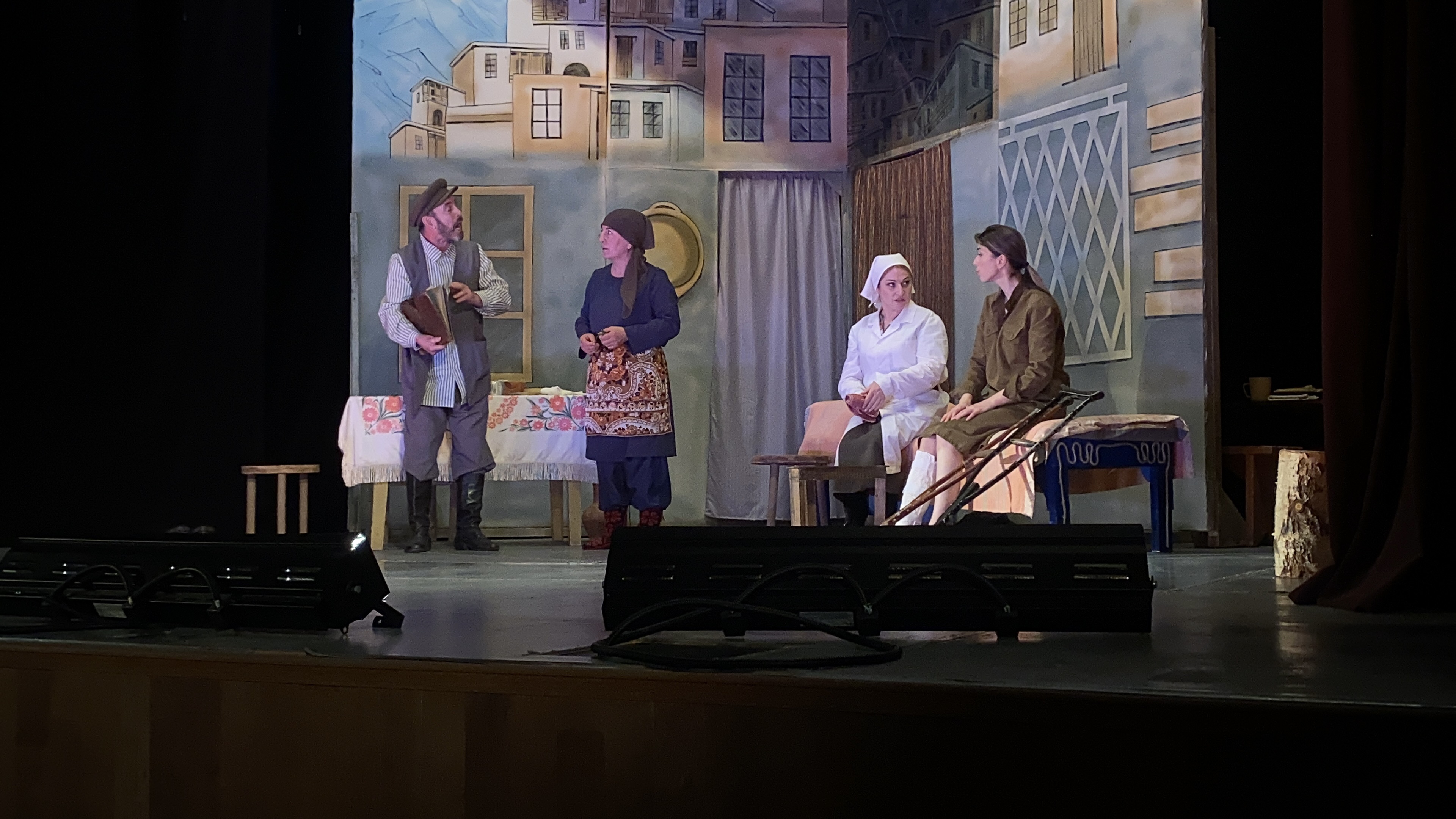 Ко Дню памяти и скорби в Даргинском театре прошел показ патриотического спектакля на военную тему