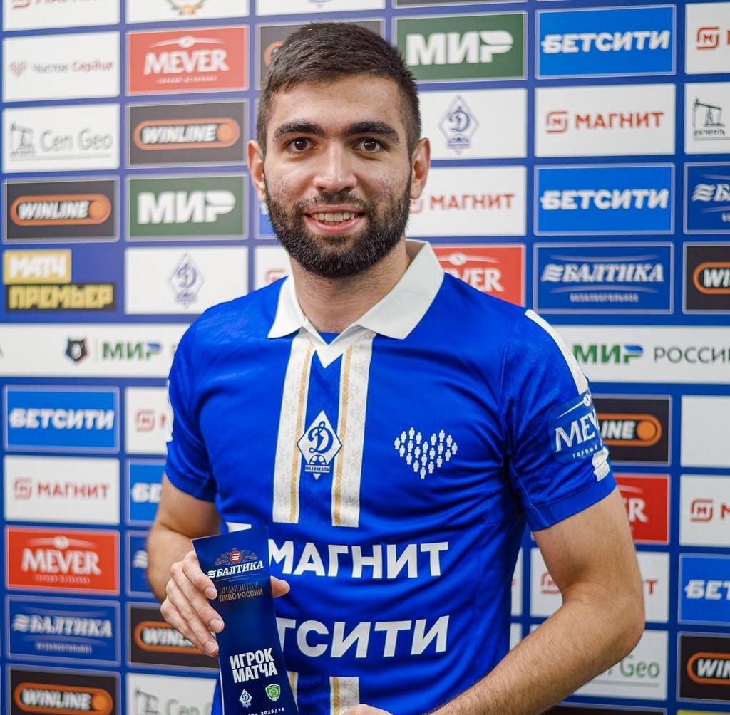 Гамид Агаларов – лучший игрок матча «Динамо» – «Ахмат