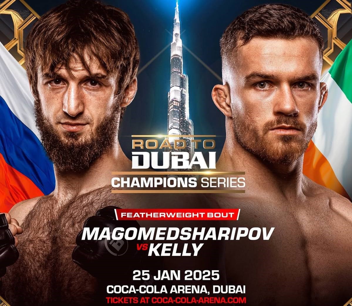 Хасан Магомедшарипов проведет бой 25 января в Дубае