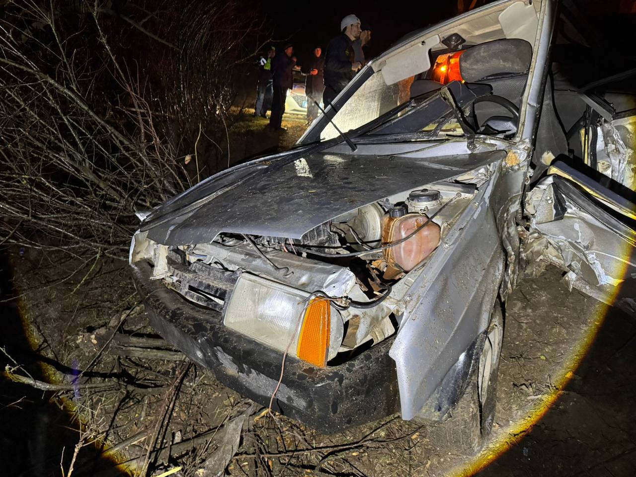 В Дагестане погиб водитель легковушки, врезавшись в газовую трубу