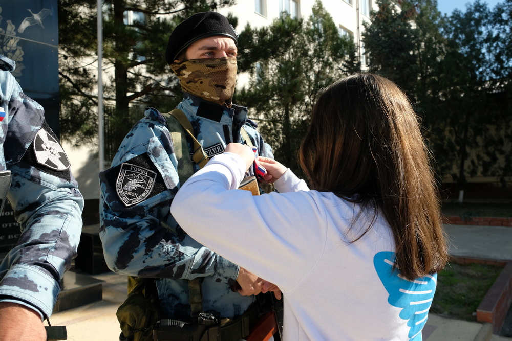 Росгвардейцы Дагестана присоединились к акции «Я – россиянин»