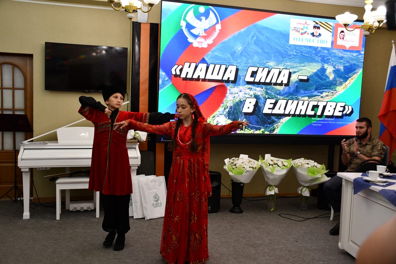 Патриотический клуб «Отечество» провел мероприятие ко Дню Военно-Морского Флота, Конституции РД и Дню семьи в Каспийске