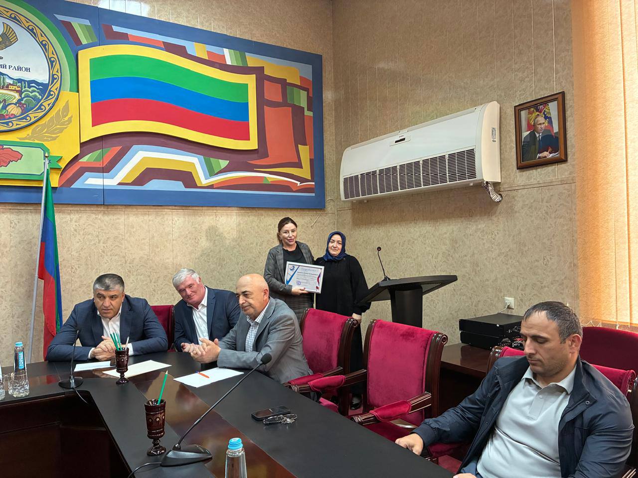 В Левашинском районе отметили вклад в поддержку военнослужащих