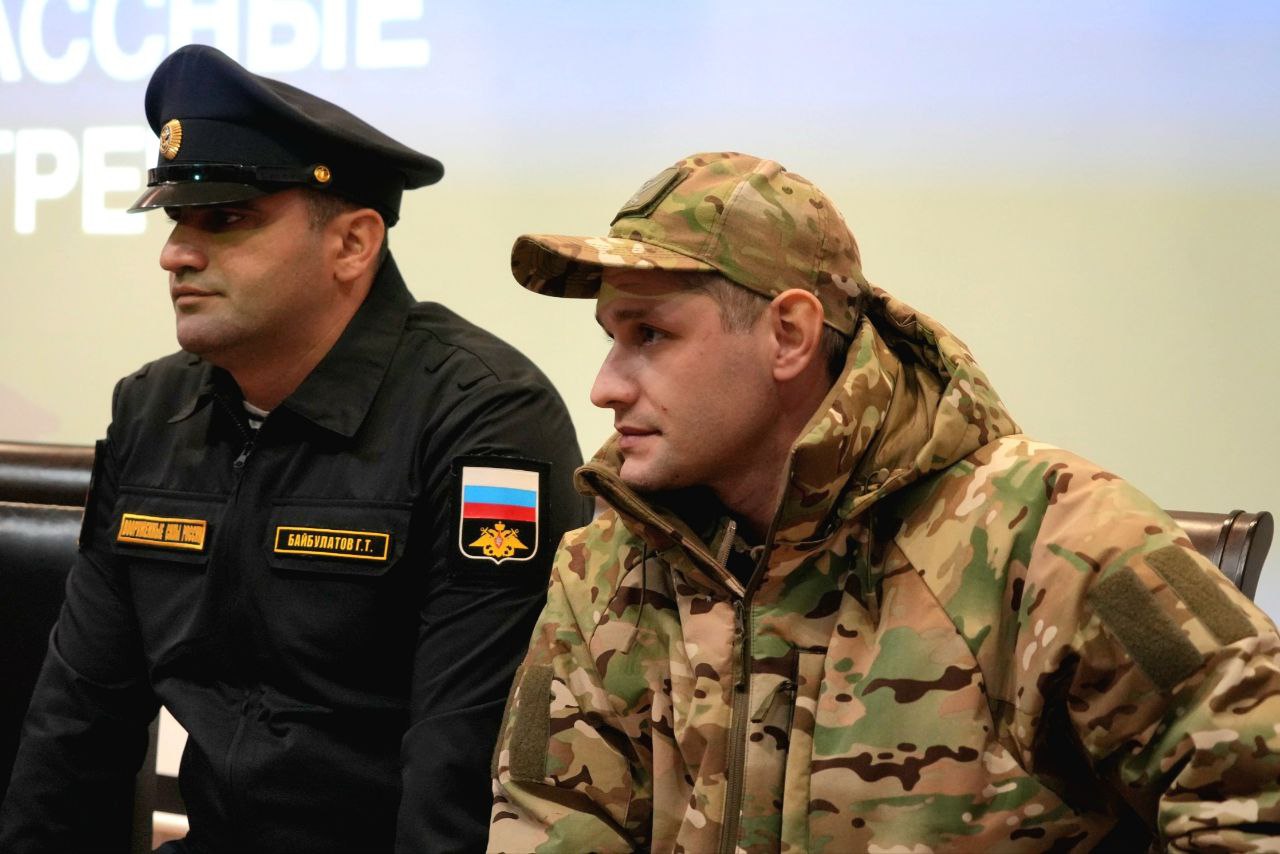 Встреча с морскими пехотинцами прошла в Штабе общественной поддержки Дагестана