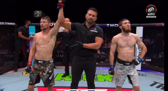 Саид Нурмагомедов проиграл американцу Брайсу Митчелу на UFC в Абу-Даби