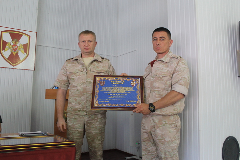 Итоги работы за полугодие подвели в махачкалинском соединении Росгвардии