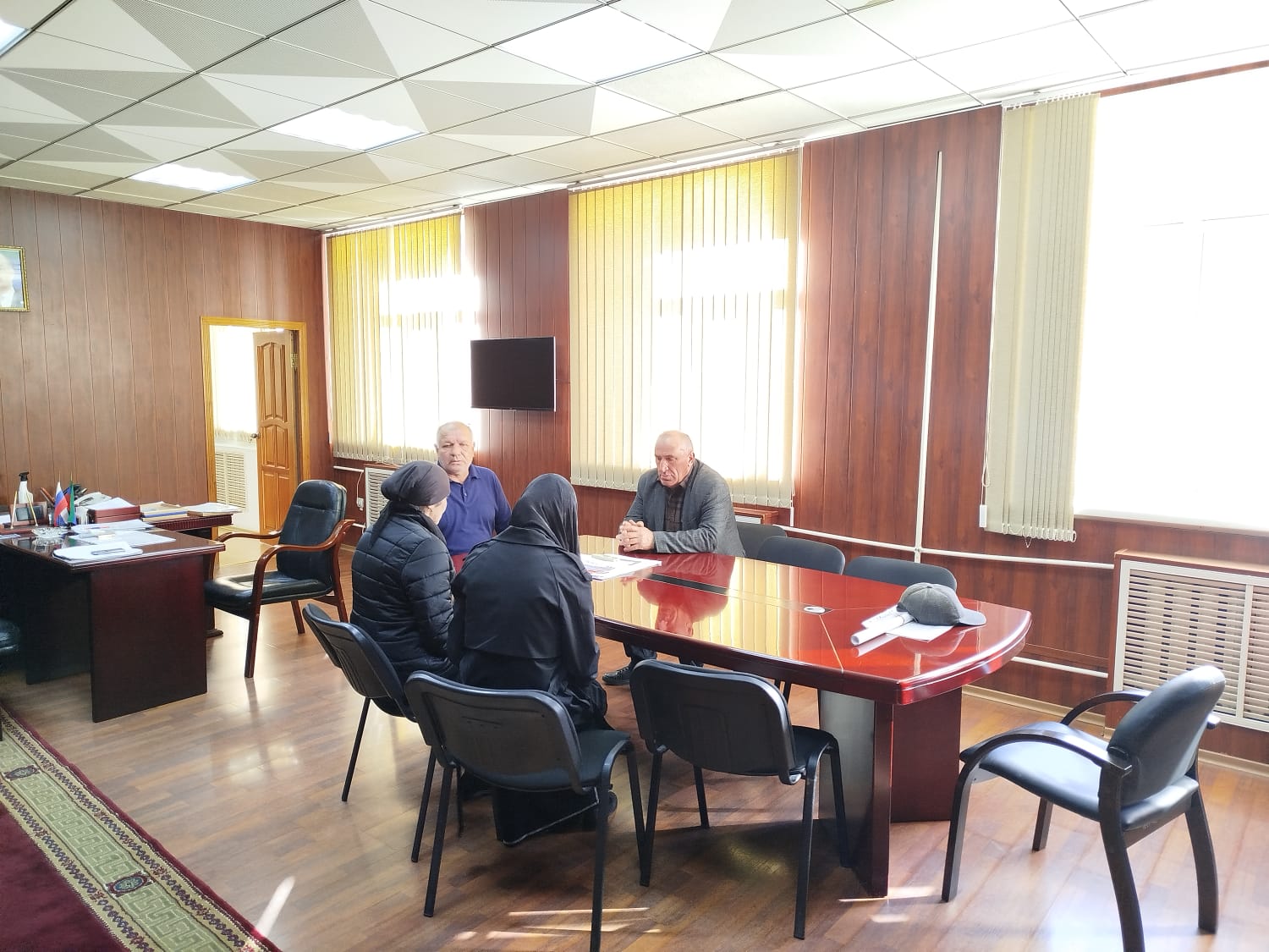 В Курахском районе вручили орден Мужества вдове погибшего героя