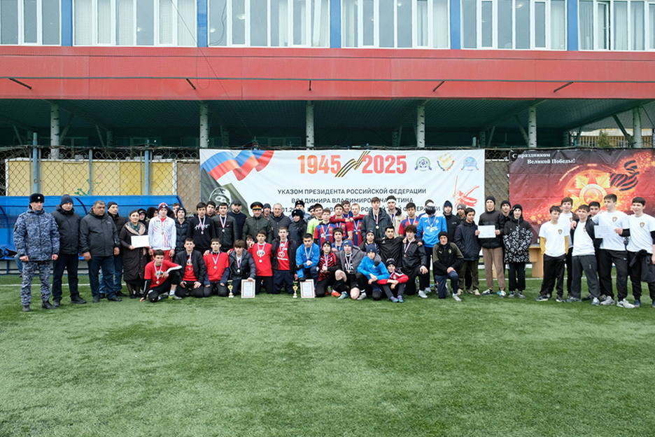 Футбольный турнир состоялся среди учащихся профильных классов Росгвардии в Дагестане