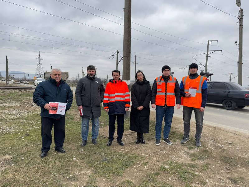 В Махачкале на железнодорожных переездах усилят контроль за соблюдением правил
