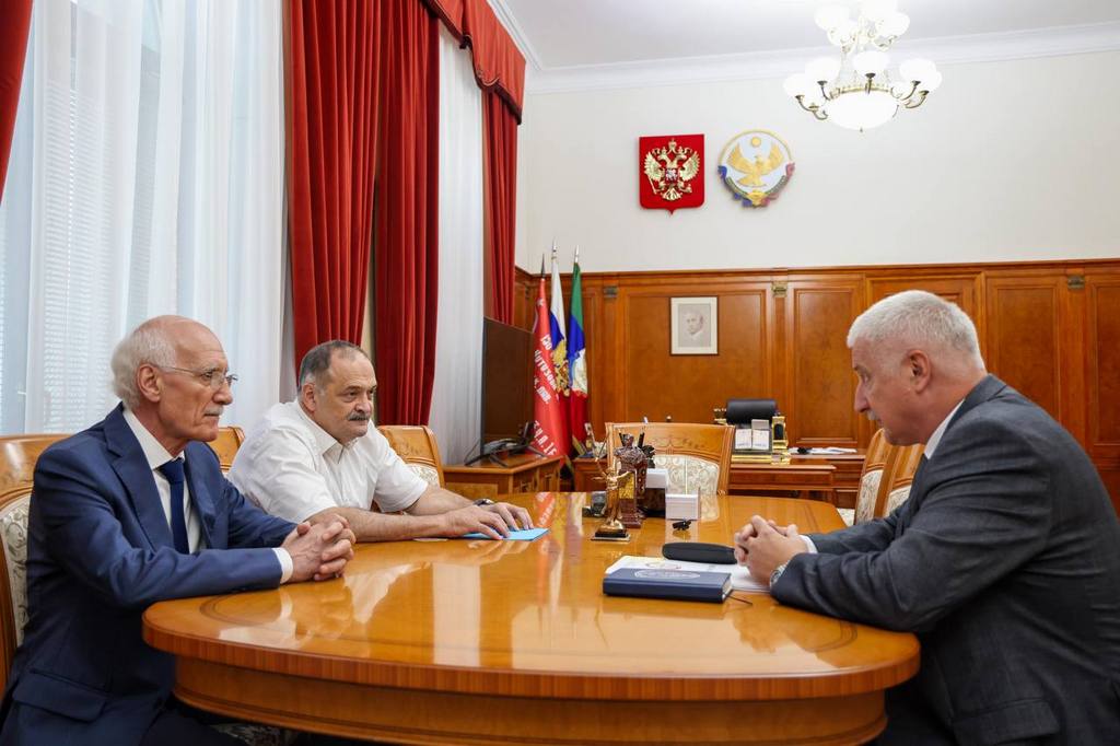 Сергей Меликов встретился с главой ДОСААФ России Денисом Добряковым