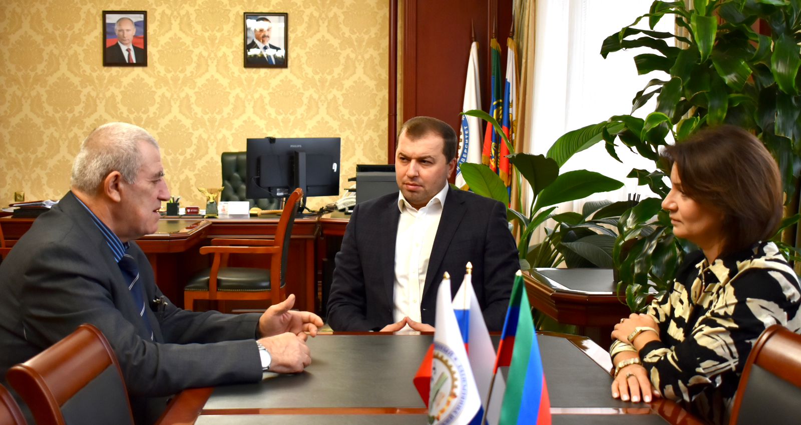 Ректор ДГТУ встретился с преподавателем, вернувшимся с СВО