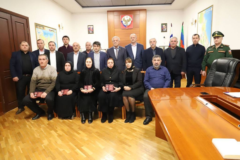 В Табасаранском районе провели церемонию вручения орденов Мужества