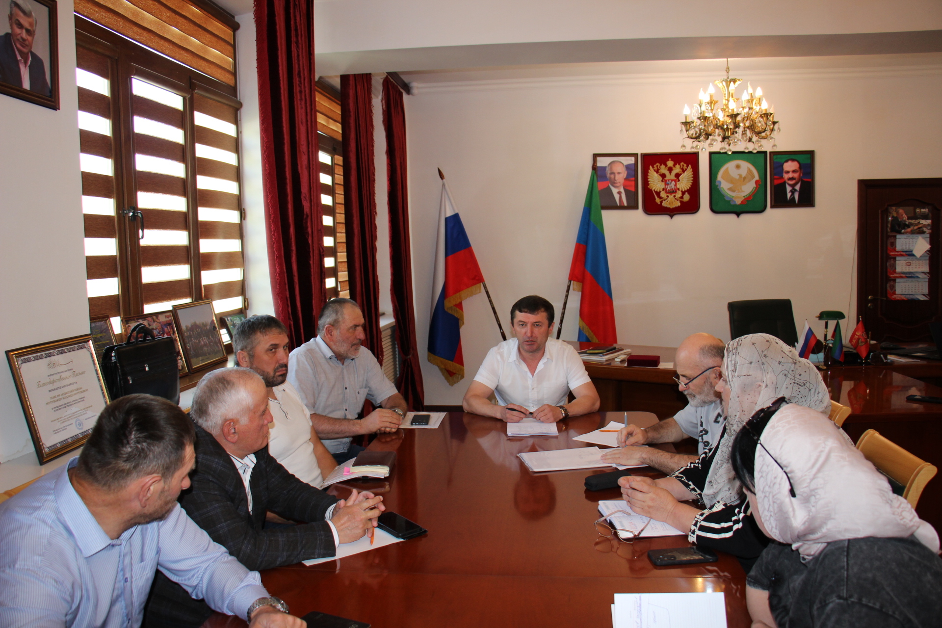 В Ахвахском районе обсудили подготовку к проведению муниципальных выборов