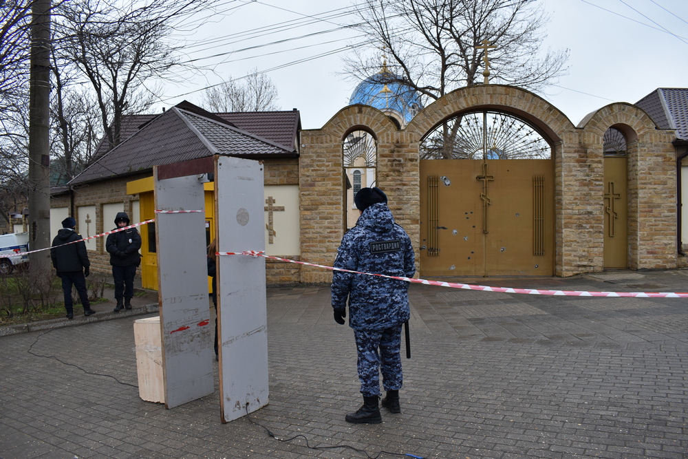 Росгвардейцы обеспечили правопорядок во время празднования Крещения Господня в Дагестане