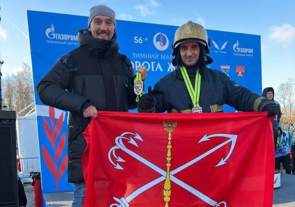 Дагестанец принял участие в марафоне, посвященном освобождению Ленинграда от фашистской блокады