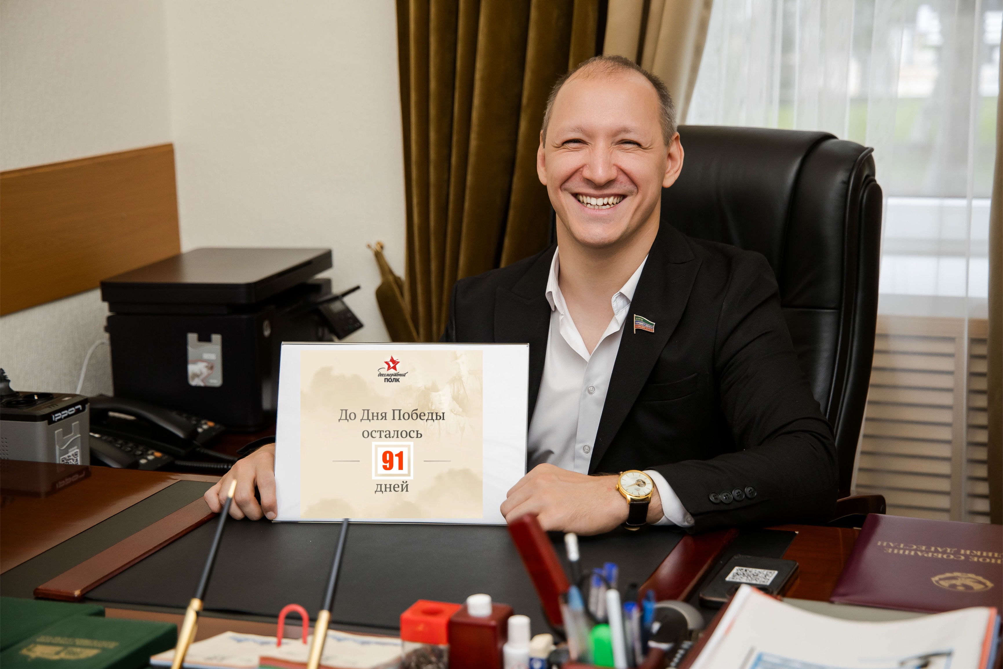 Гасан Османов присоединился к акции «100 дней до Победы»