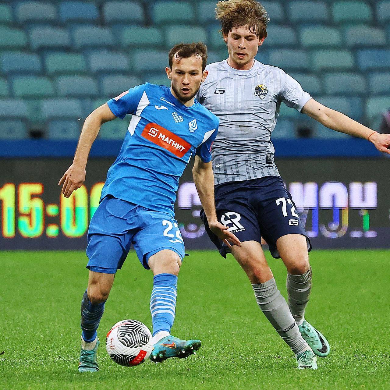 Махачкалинское «Динамо» проходит «Сочи» в Кубке России