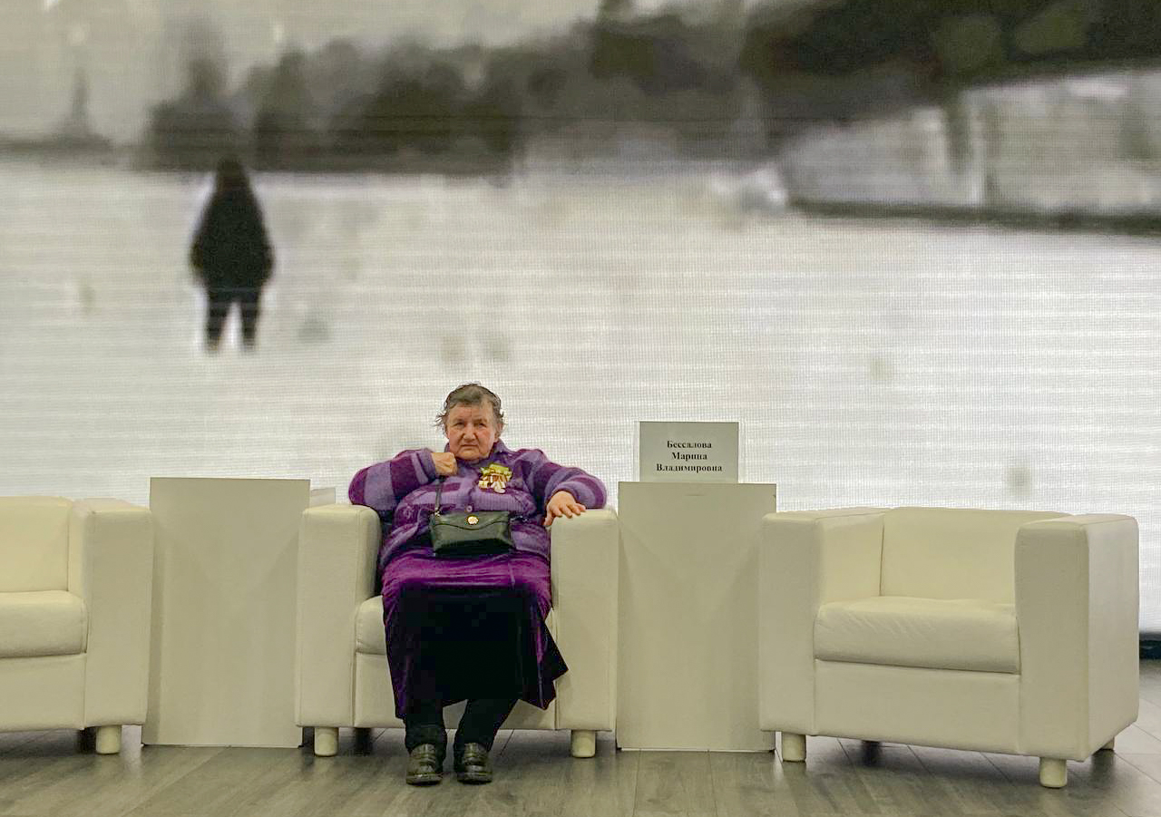 Встреча с ветераном-блокадником прошла в историческом парке Махачкалы