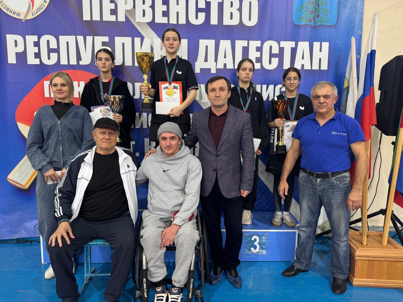 Определены лучшие теннисисты по итогам Первенства Дагестана