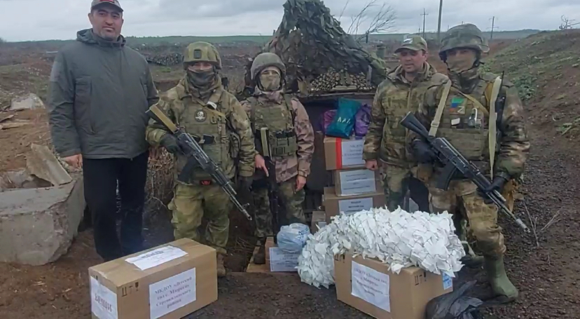 Участники СВО поблагодарили жителей Сергокалинского района за гуманитарный груз