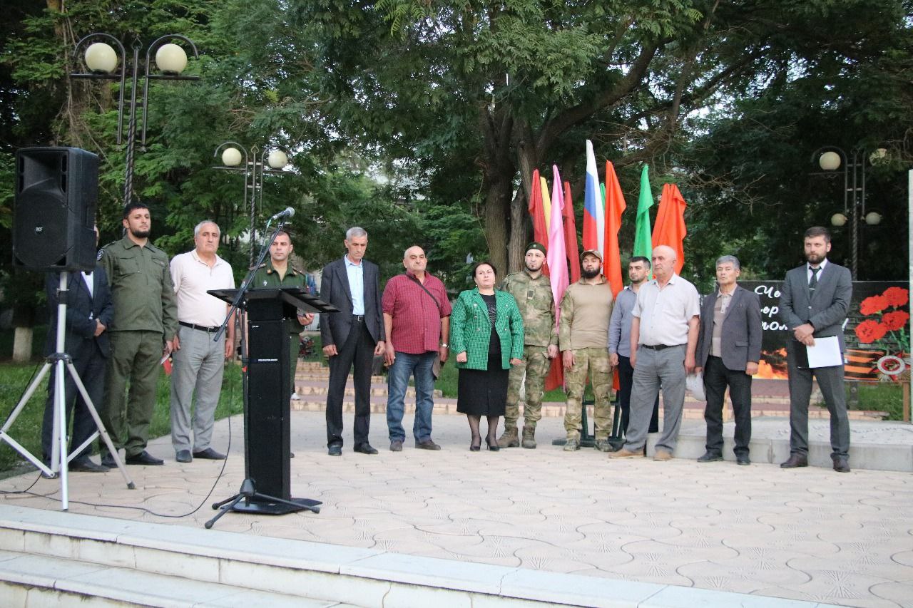 Митинг-акция «Свеча Памяти» прошла в Ахтынском районе