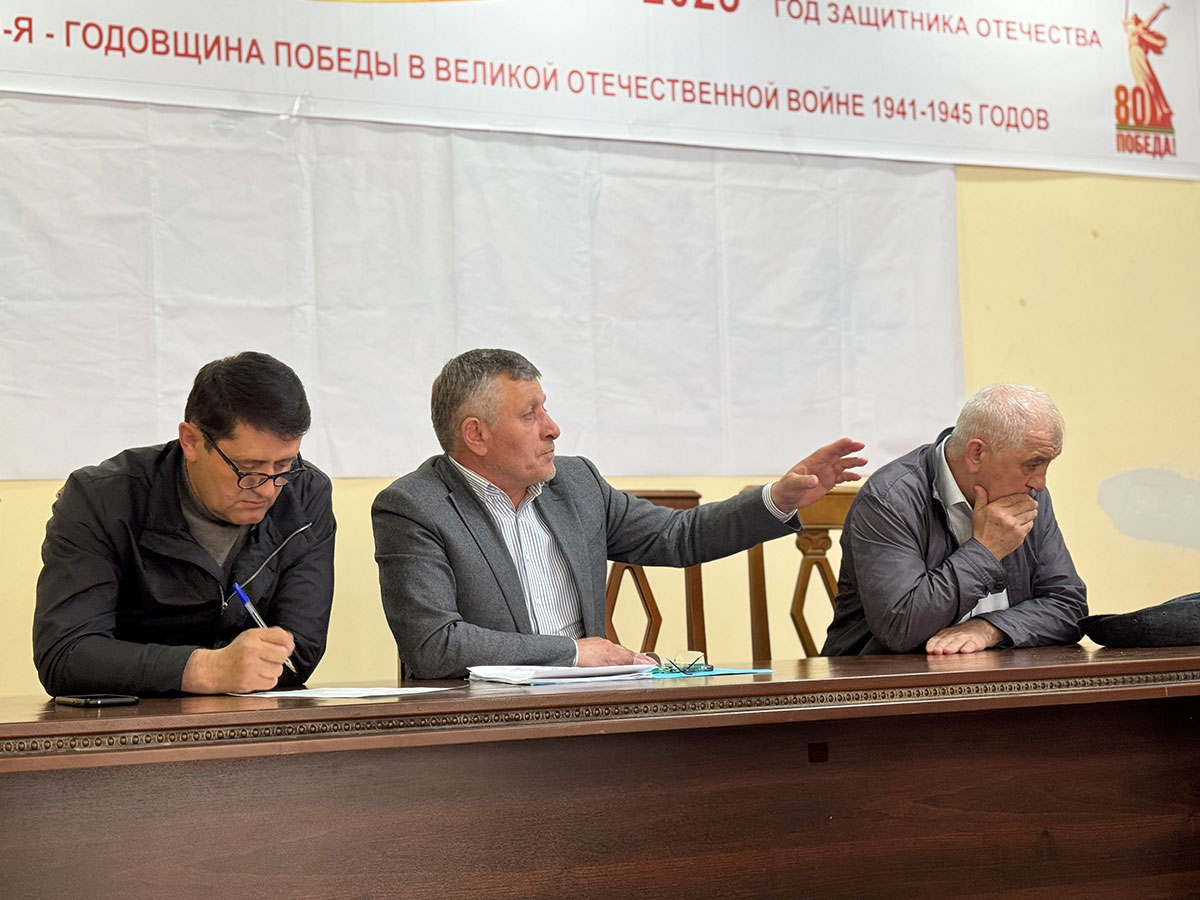 В Цунтинском районе обсудили вопросы проведения весеннего призыва