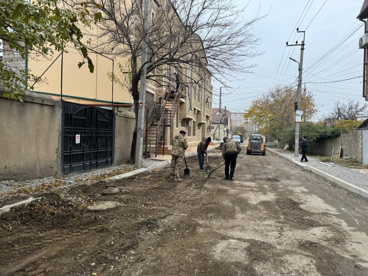 В Дагестане общественные контролеры проверили ход ремонта дорог