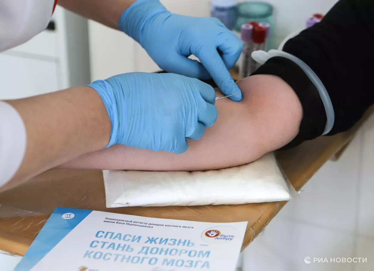 Доноры смогут получить нагрудный знак "Доброволец России"