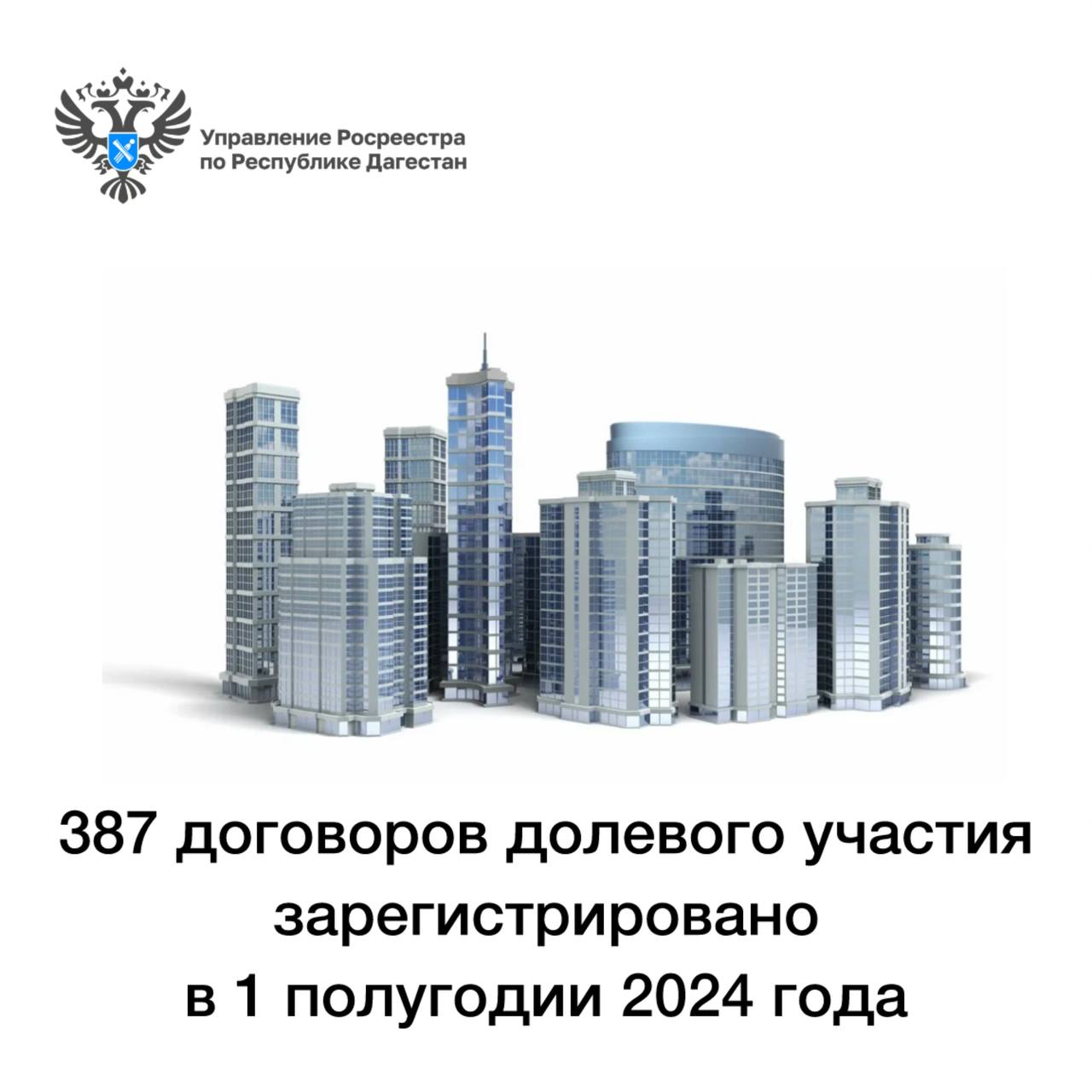 В Дагестане выросло число регистраций договоров долевого участия