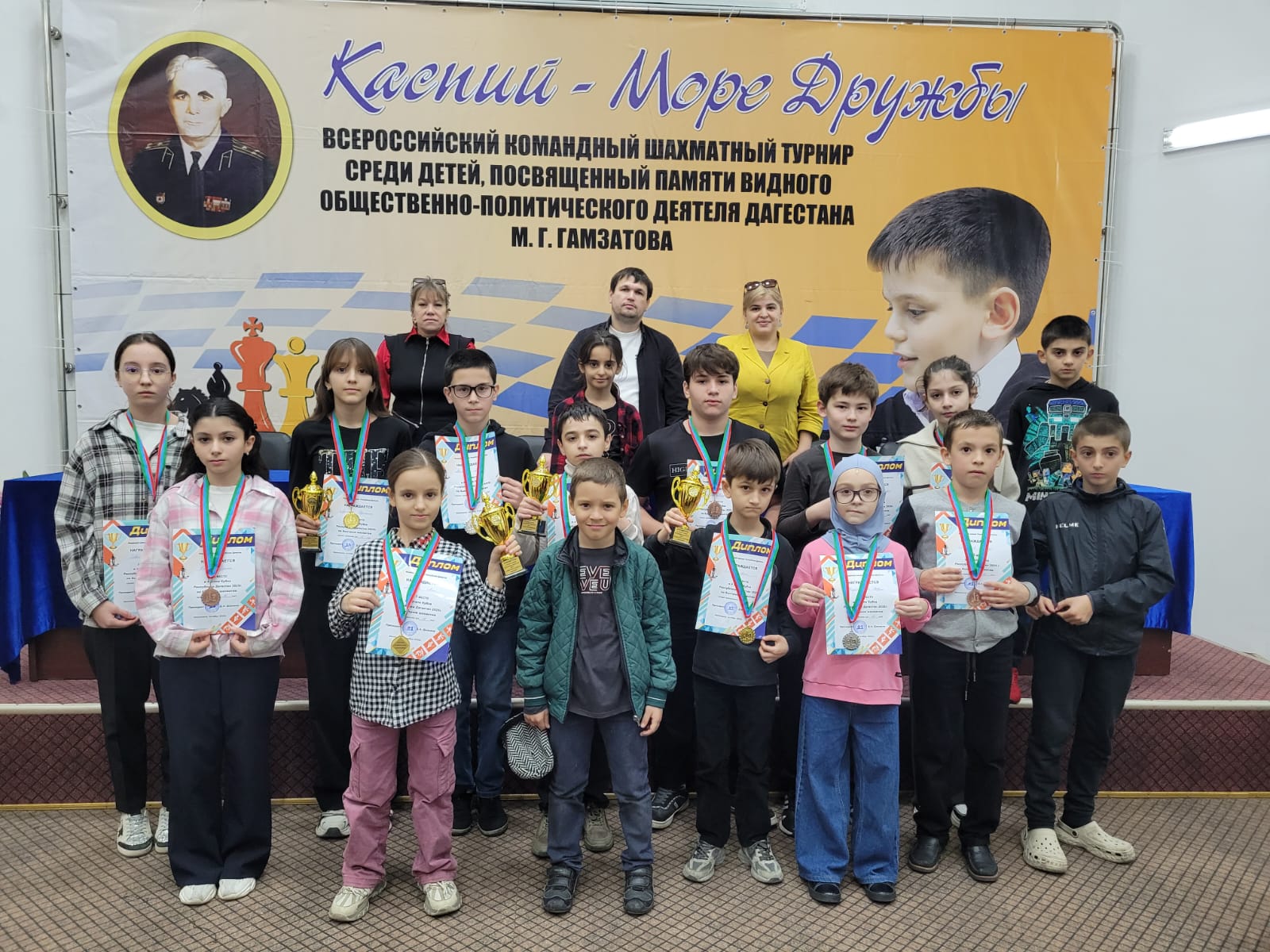 В Махачкале завершился детский кубок Дагестана по шахматам