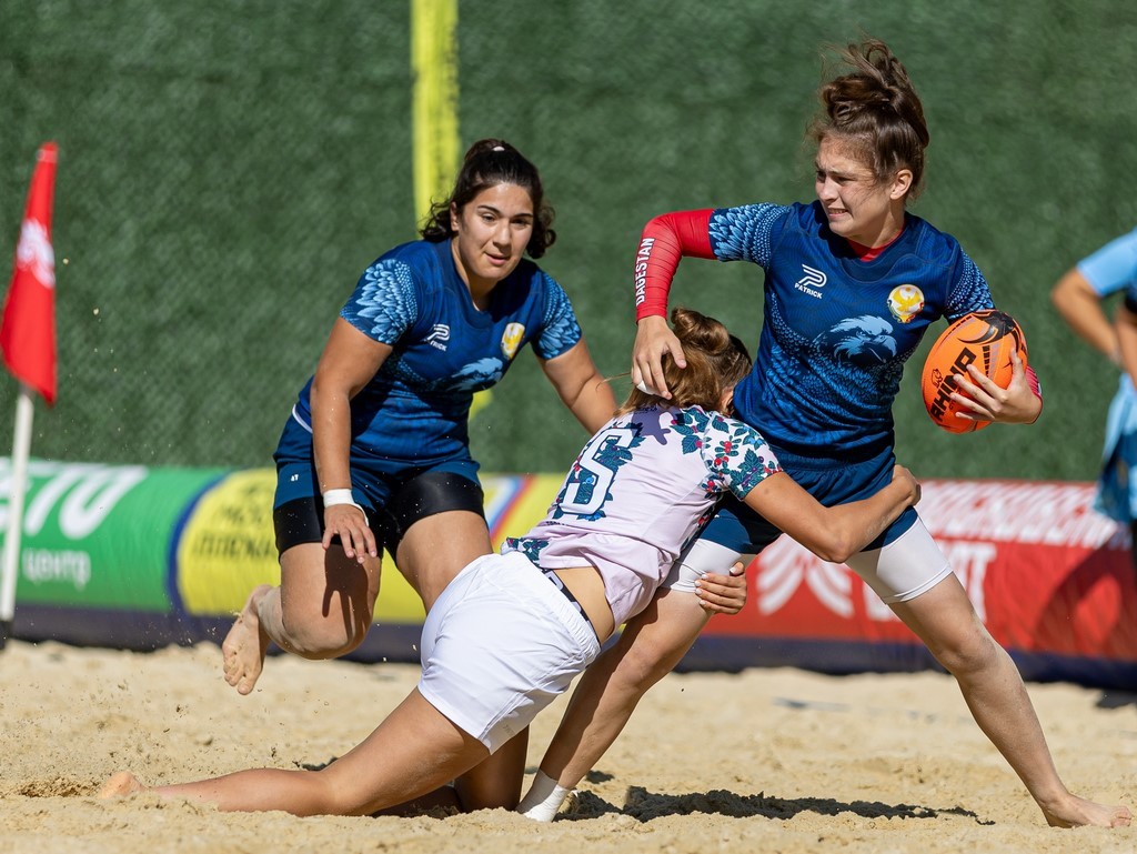 Дагестанки отличились на Кубке России по пляжному регби