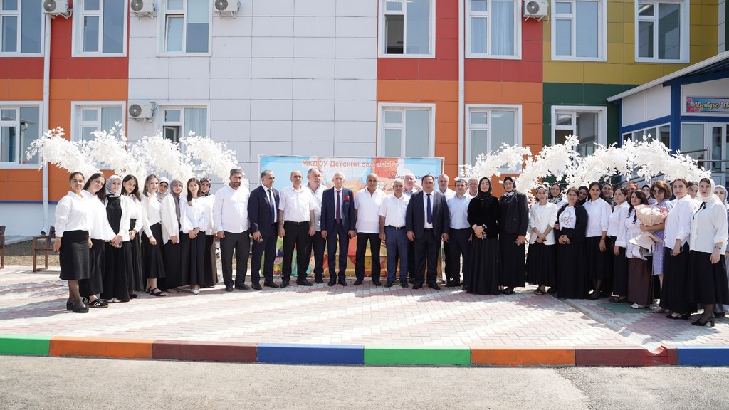 Арсланбек Алибеков и Рамазан Джафаров открыли детсад в селе Куруше