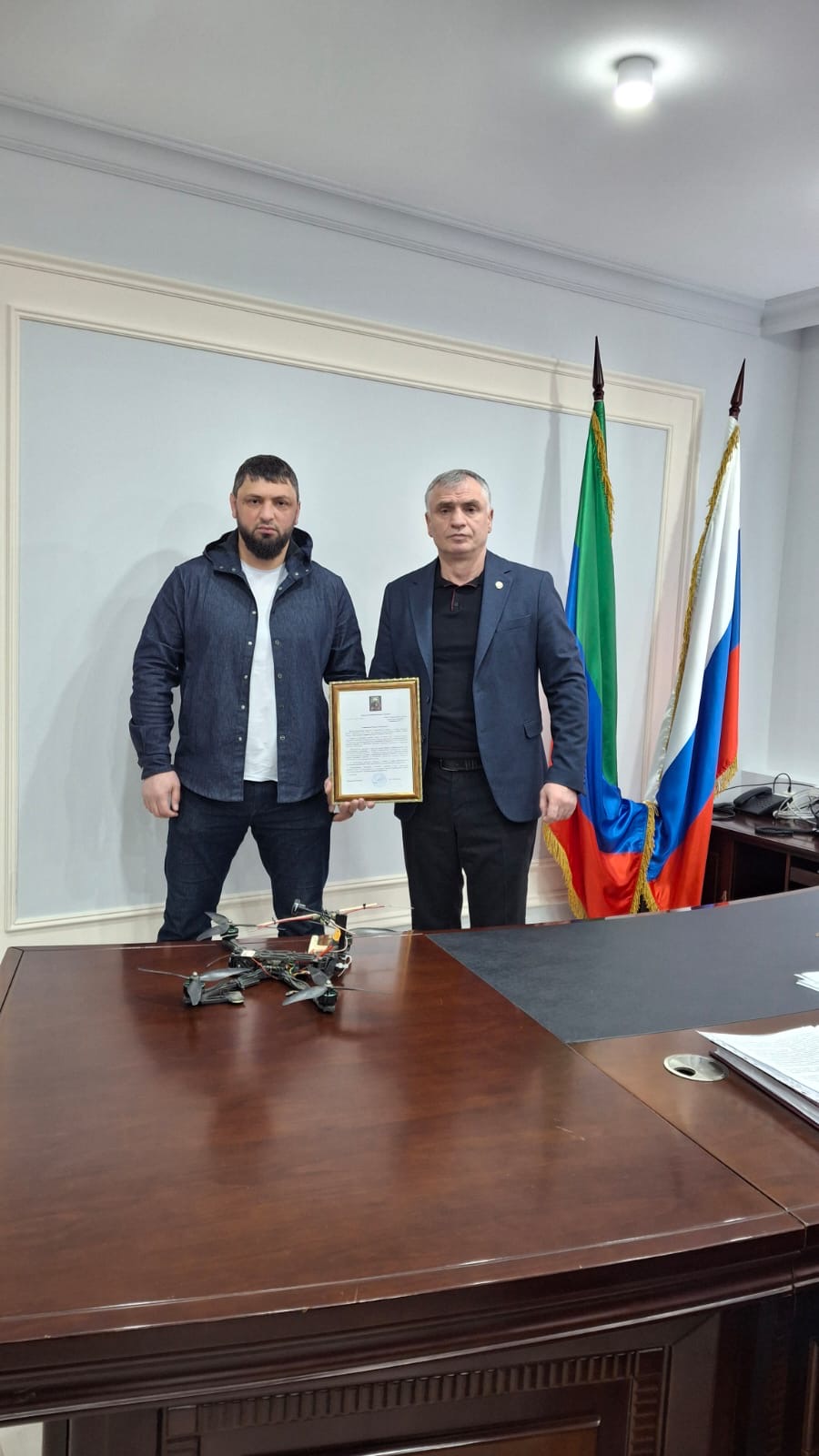 Глава Тляратинского района встретился с участником СВО