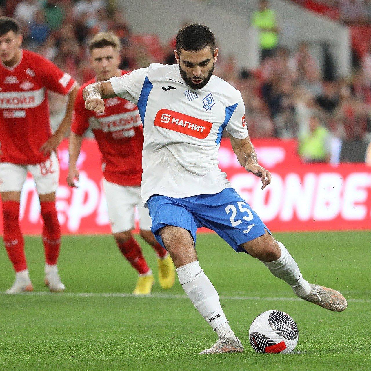 Гол Агаларова принес «Динамо» победу над «Спартаком»