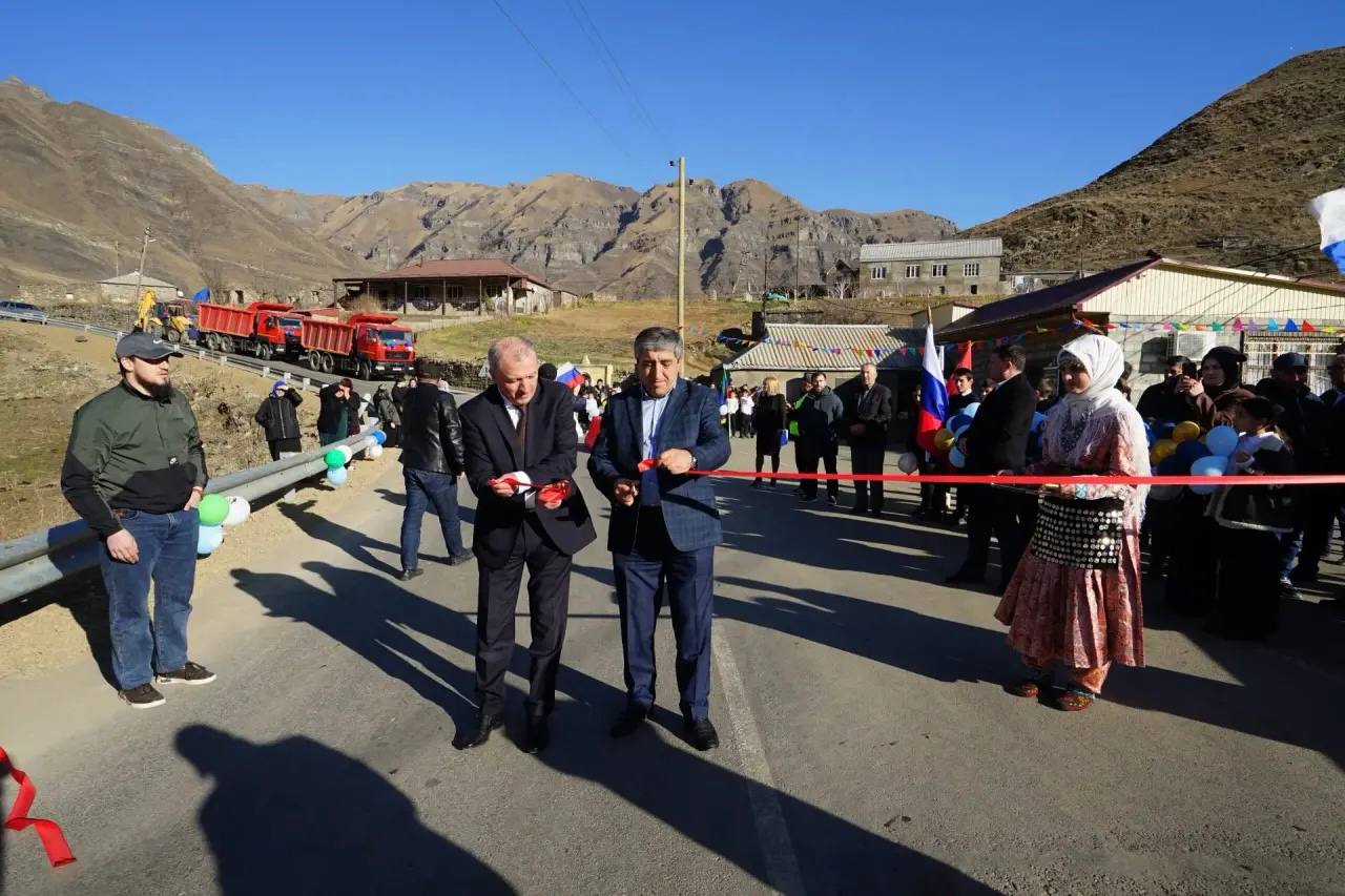 В Агульском районе отремонтировали участок автодороги «Мамраш ¬– Ташкапур – Араканский мост»