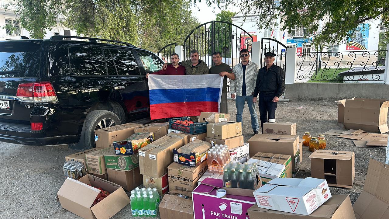 В Карабудахкентском районе собрали гуманитарную помощь для участников СВО